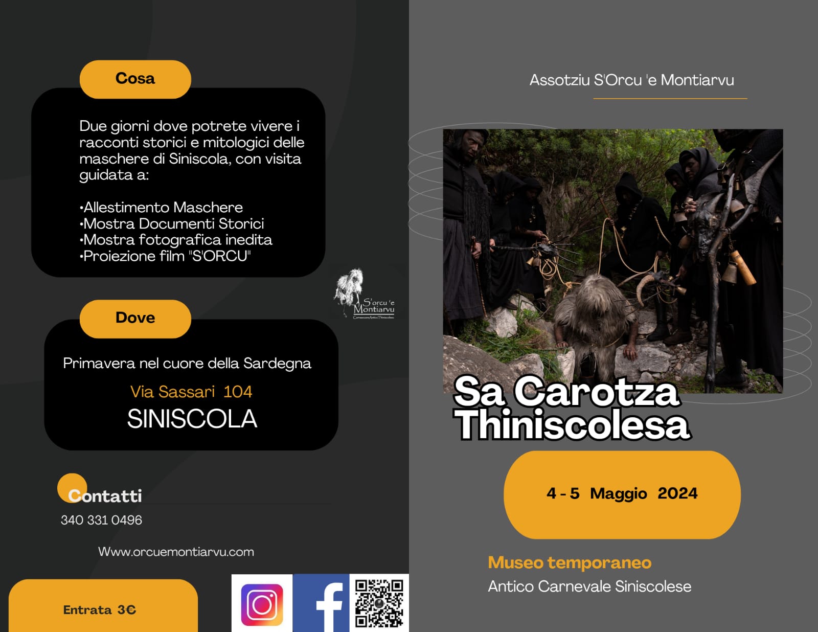 locandina museo maschera primavera in baronia
